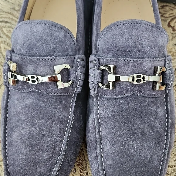 Bally Waterman Quartz Purple Suede Slip-Ons Driving Mocsasin Bally Waterman Quartz Purple Suede Slip-Ons Driving Mocsasin main image 4